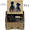 wind up Music Box Zen zen zense Your name Kimi no Na wa Wooden Music Box children's toys birthday Christmas gifts 5