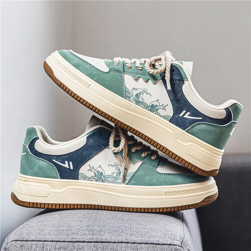 Men Skateboarding Shoes Canvas Comfortable Vulcanized Shoes All-match Men Casual Sneakers Fashion Student Shoes Male 3