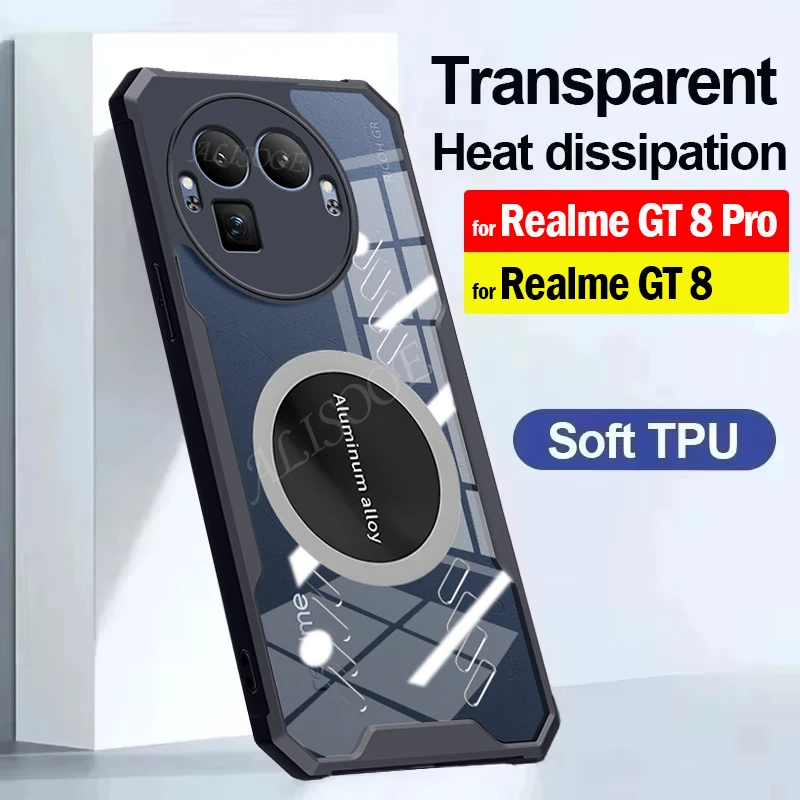 Transparent Heat-Dissipating Clear Phone Case with Full Protection
