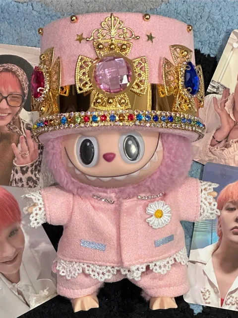 G-DRAGON ジヨン labubuぬいぐるみ用コスチューム LABUBUコスチューム Gdragon ジヨン ぬい服 着せ替え おまけ付き