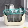 1Pcs Kitchen Chopstick Shelf Drain Storage Basket Multifunction Cutlery Holder Home Flatware Storage Shelf Kitchen Accessorie 6