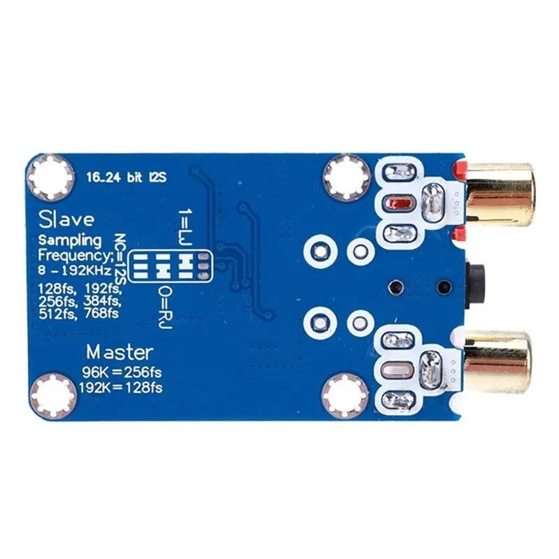 【RECOMENDAR】I2S ADC 오디오 카드 모듈 24BIT 192K 96K 48K WM8782S 무손실 디지털 오디오 디코더 지원 3.5MM/RCA 입력