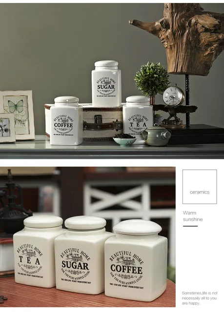 Ceramic Tea, Coffee & Sugar Jars – Grove Home