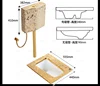 *European Style Golden Squatting Toilet Flush Tank Set, Toilet Basin, Squatting Pit, Toilet Style, Odor Prevention 6