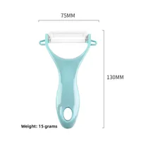 Vente chaude pour 4 couleurs éplucheur de fruits et légumes cuisine pomme de terre carotte concombre éplucheur Gadgets de cuisine éplucheur en céramique 2
