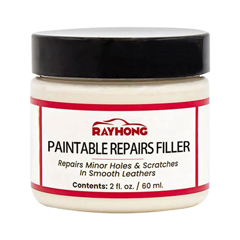 Leather Repair Filling Paste Compound Leather Restoration Cream Auto Car Repair Scratches Cracks Sofa Car Seat leather filler paste leather repair kit leather repair paste