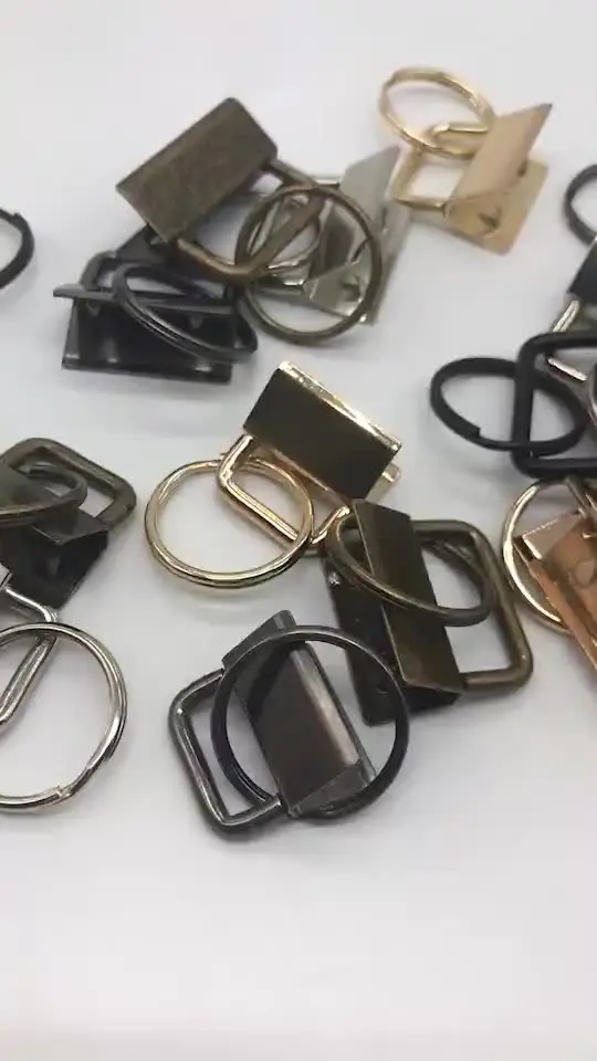 30 Pièces De Matériel Pour Porte-clés 32mm, Ensemble D'anneaux Fendus