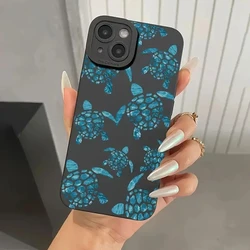 Black Sea Turtle Print Shockproof Phone Case - Redmi Turbo 3 5G (1)