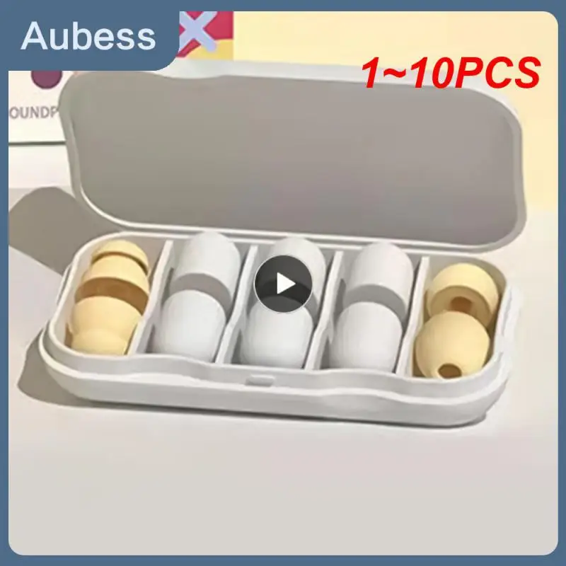 

1 ~ 10 шт., Звукоизолированные затычки для ушей