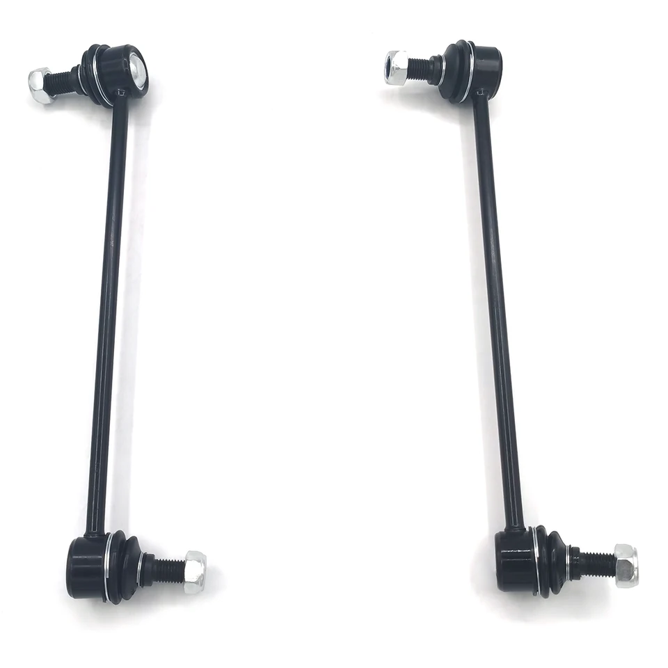 TRQ Front Sway Bar Link Set - Compatible With Chevy Equinox, GMC Terrain, Saturn Vue & More (2-Piece Kit)