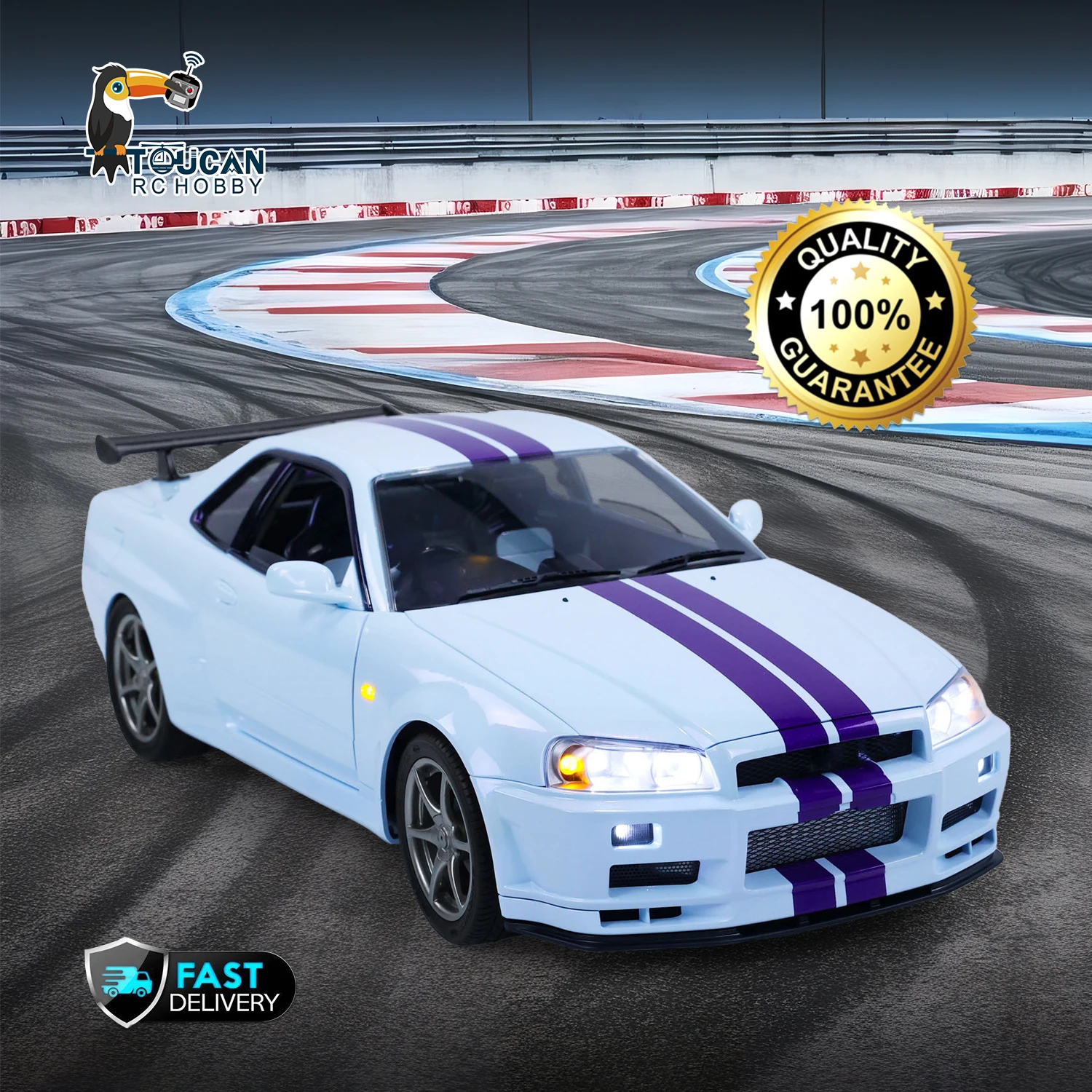 

Toys Capo 4x4 1/8 R34 RC Drift Racing Car RTR Metal High-speed Cars Brushless Motor TOUCAN RC HOBBY DIY Radio Controlled Vehicle