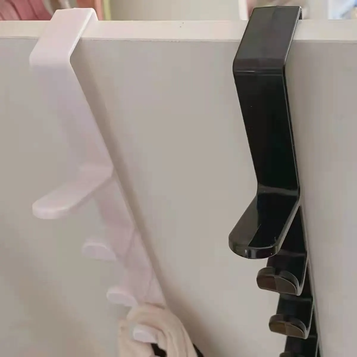 Multifunktion aler Five segment haken tragbarer Kleider haken Tür Handtuch haken frei stanzen nahtloser Haken