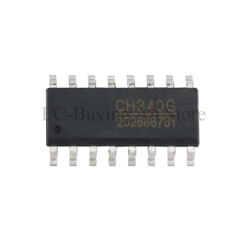 CH340G CH340 USB to TTL Serial Adapter Downloader 3.3V 5V Converter Pro Mini STC ISP For Arduino SOP-16 CH340G
