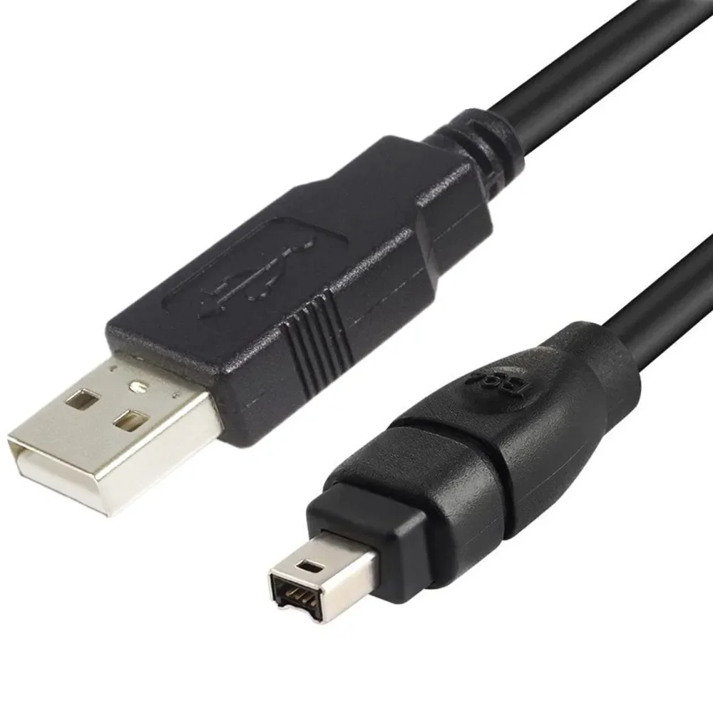 USB 남성-파이어와이어 IEEE 1394 4핀 남성 ILink 어댑터 코드 케이블( DCR-TRV75E DV 어댑터용) 1.8m/3m/4.5m