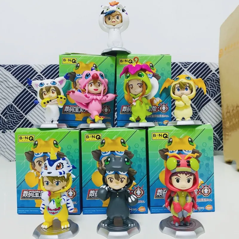 

Digimon Приключения Q версия куклы искусственная загадка счастливая коробка искусственная Аниме Фигурка Коллекционная модель украшения куклы игрушки подарки