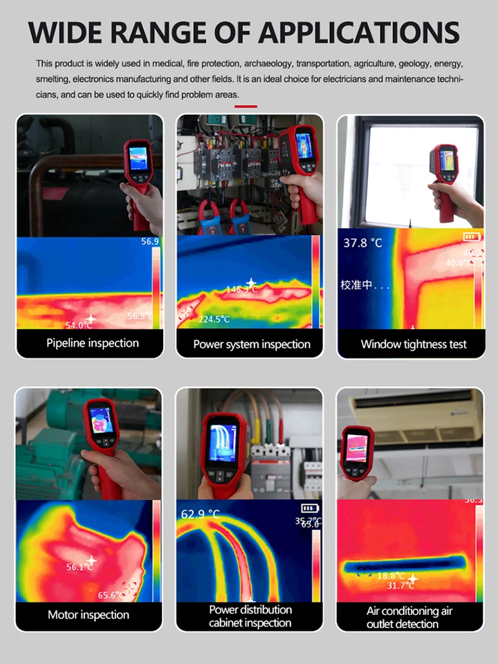 サーモグラフィーカメラ　UTi120S UNI-T UTI120S Thermal Imaging Camera 120x90 Pixel