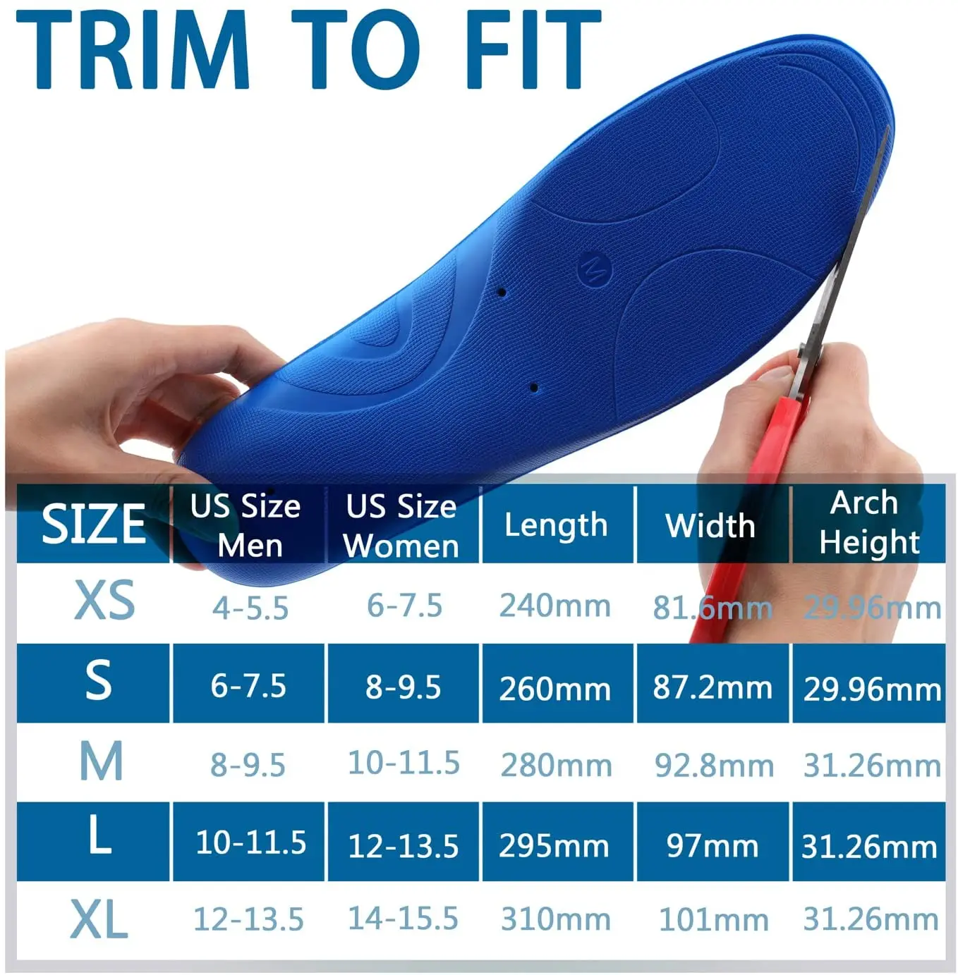 Walkomfy Arch Support Insoles Inserts For Flat Foot Plantar Fasciitis Shoe Insole Memory Foam Gel Orthopedic Insoles Men Women