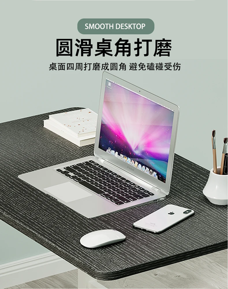 Ai Mu Xianshen Verstellbarer Tisch, Laptop-Tisch, Abendessen zum Essen, Fernseher, Abendessen, Tablett auf Bett, Sofa zum Essen, Lesen, 60 x 40 cm – Detail 12