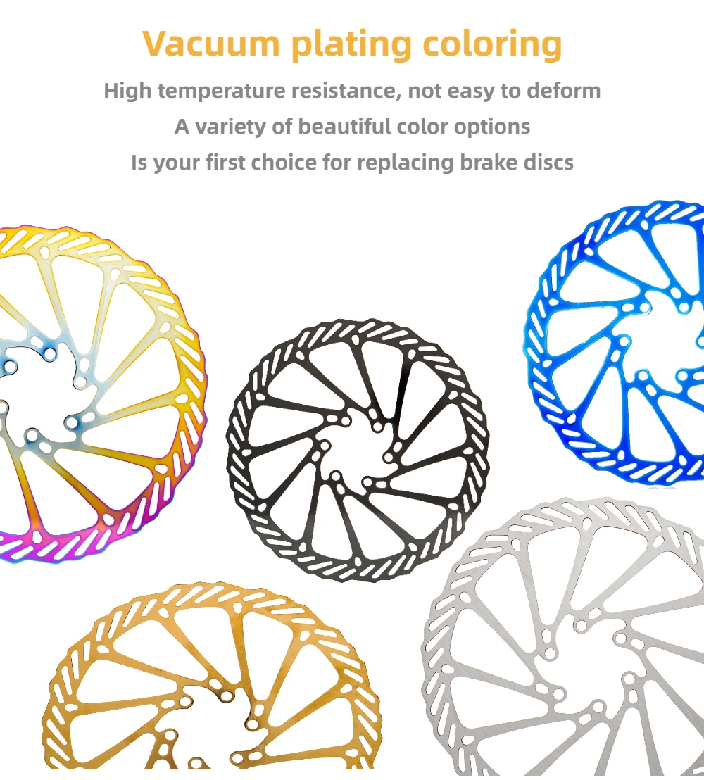 CHOOEE Bicycle Brake Rotors,Steel 160mm/180mm/203mm MTB Road Bike Disc Brake Rotor,For SHIMANO SRAM Centerline
