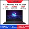 2024 MSI Katana A15 AI Laptop 15.6 Inch 2.5K QHD 165Hz IPS Screen Notebook AMD Ryzen R7-8845HS 32GB 1TB RTX4060 Gaming Computer 1