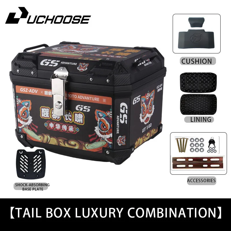 thumbnail image 1 of Caja trasera para motocicleta de gran capacidad, universal, para R1200GS, R1250GS, F800GS, F850GS, Panda, 1 of 5