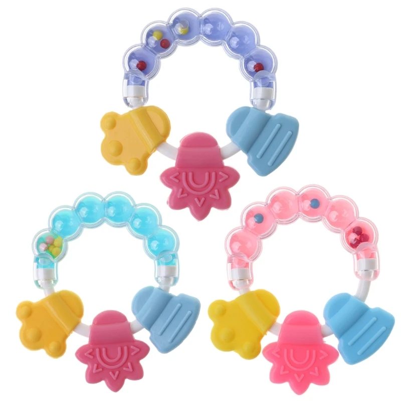 

Shaking Hand Shake Ring Baby Rattles Newborn Baby 0- 12 for