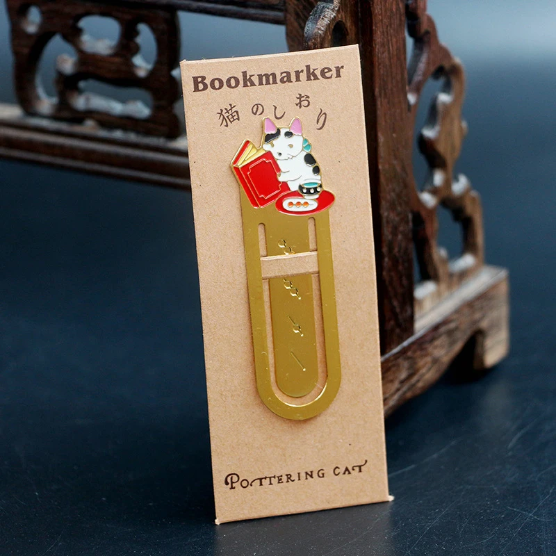 Book Marks Metal Cat Anime For Books