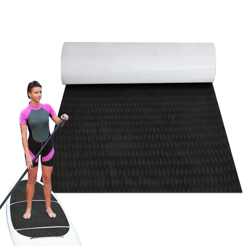 

Surfboard Deck Traction Pads Non-Slip Surfboard Grip Pad Boat Mat With Adhesive Backing Marine Self-Adhesive Decking Kayak