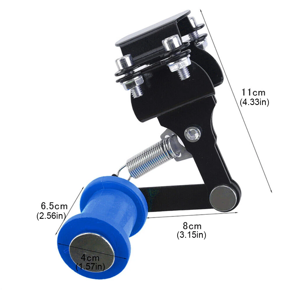Motorcycle Chain Adjuster with Guide Wheels Pulley Chain Tensioner Iron Motorbike Tensioner for 50cc-500cc ATV Motocross