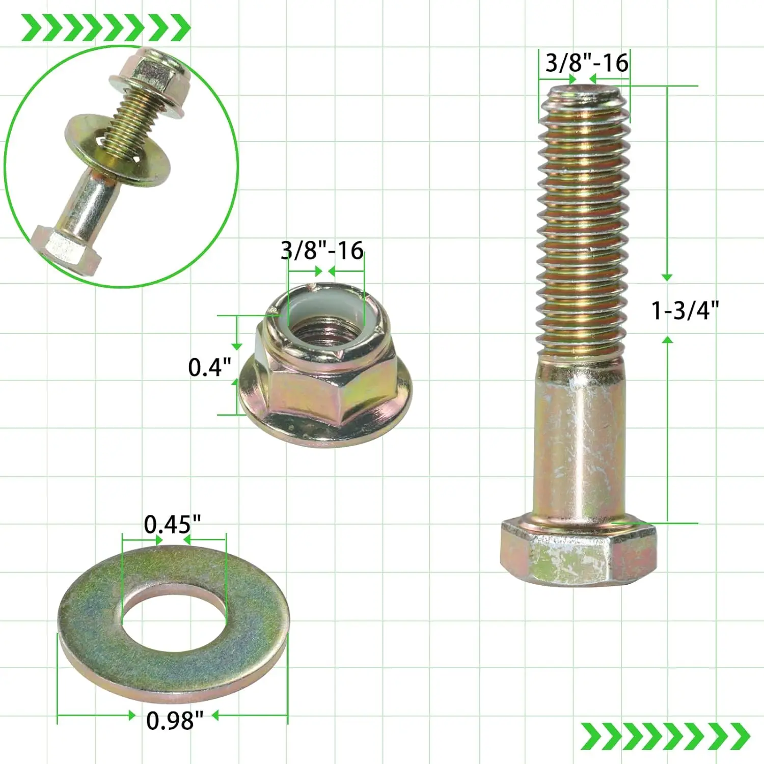 753-08171 Idler Pulley Kit Replaces 756-04129 Idler Pulley, 756-04129B, 753-08068, 753-08068A, 756-04129C, 75604129B, 956-04129