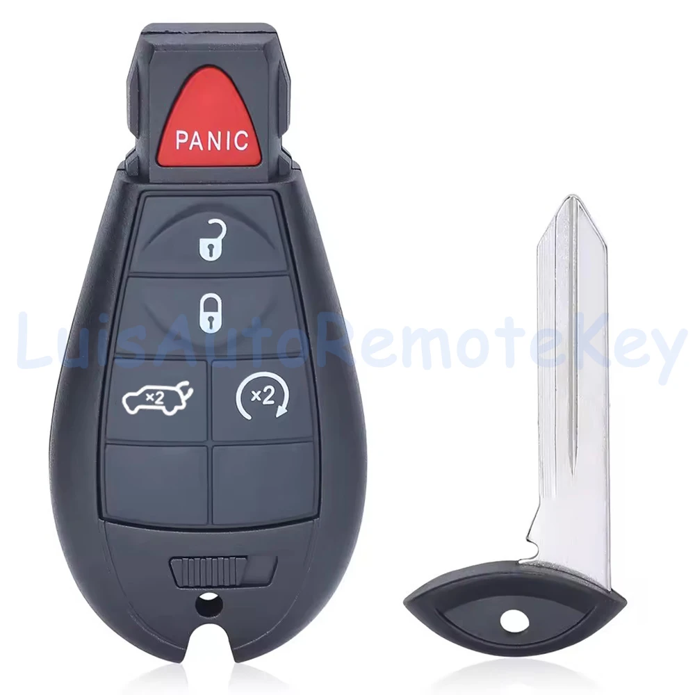 Multi-Button Remote Fobik Key Fob with 433MHz 4A Chip