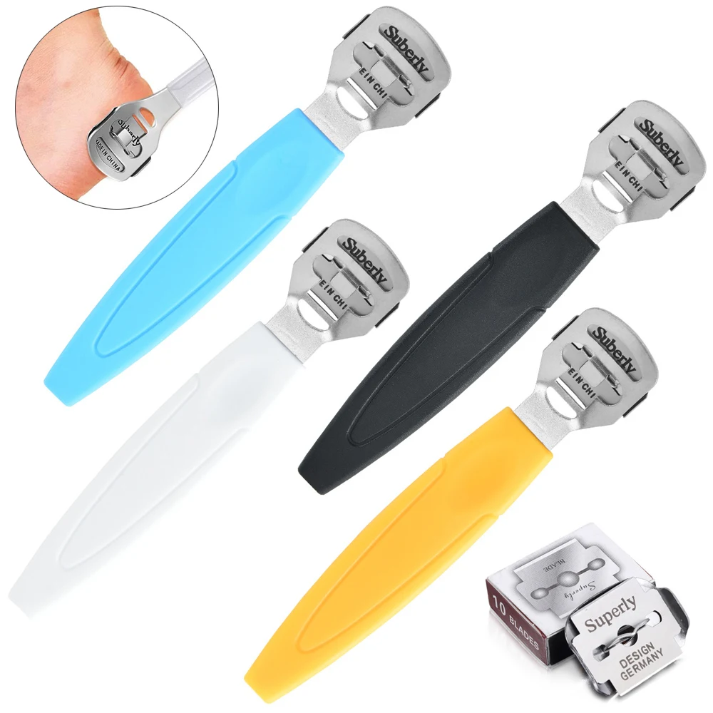 

Callus Remover Foot Dead Skin Pedicure File Shaver Stainless Steel Corn Removal Feet Cuticle Cutter Rasp Blades Skin Care Tools