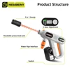 NEWBENY 250Bar High Pressure Brushless Car Washer 3 Gears Cordless Garden Car Cleaning Spray Gun Tool For Makita 18V-21V Battery 3