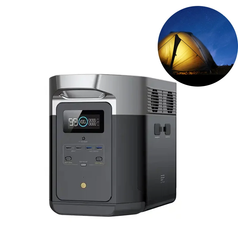 

Портативная электростанция Ecoflow Delta 2, 1800 Вт, солнечный генератор, солнечная панель типа C, литий-ионная солнечная панель, 650 Вт/ч