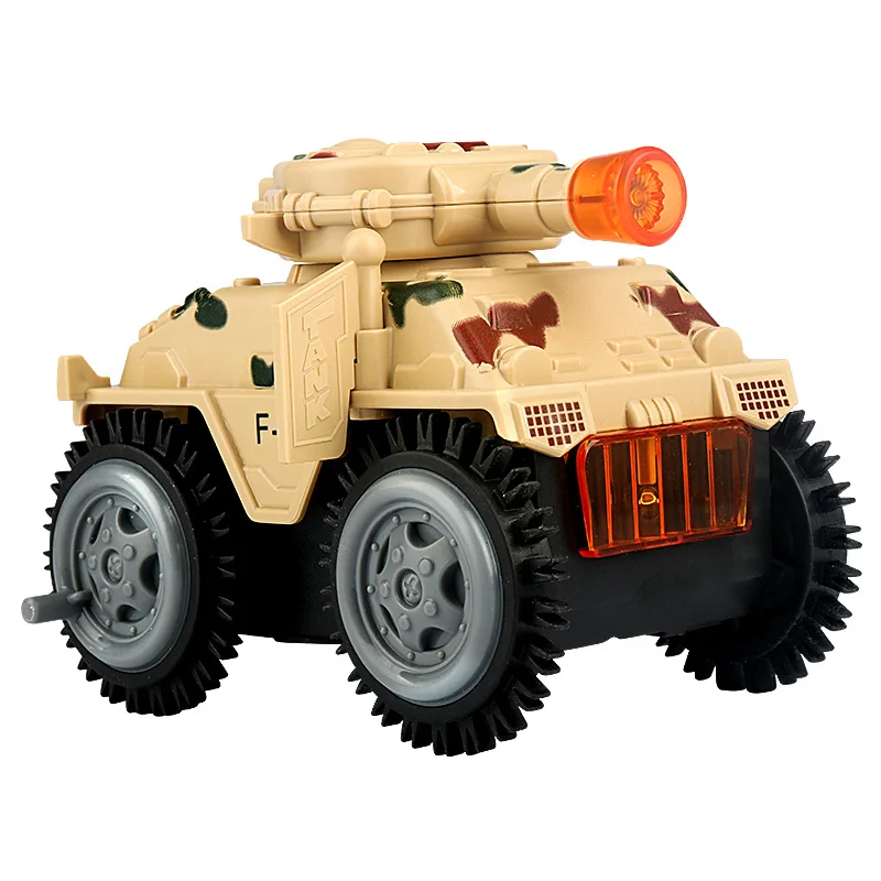 

3+ Children's Electric Toy Tank ，Music Luminous T72-M1 JSU-152 M1 Panther II The Battle Chariot Series World War Toy