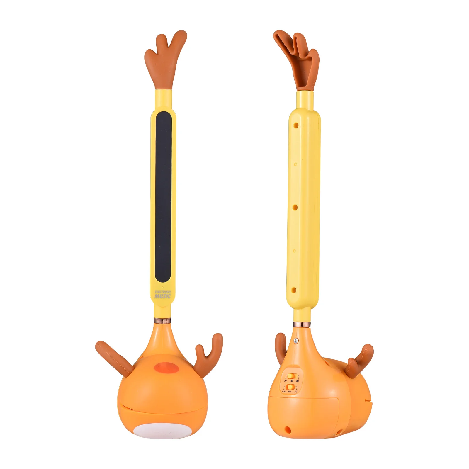 Electronic Erhu Adorable Mini Guitar Erhu Cute Cartoon Shape Music Synthesizer Kids Children Early Educational Learning Fun Gift