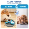 2-Layers Dog Puzzle Toys Slow Feeder Food Dispenser Interactive Increase Puppy IQ Anti-Choking Tableware Dog Licking Plates 4