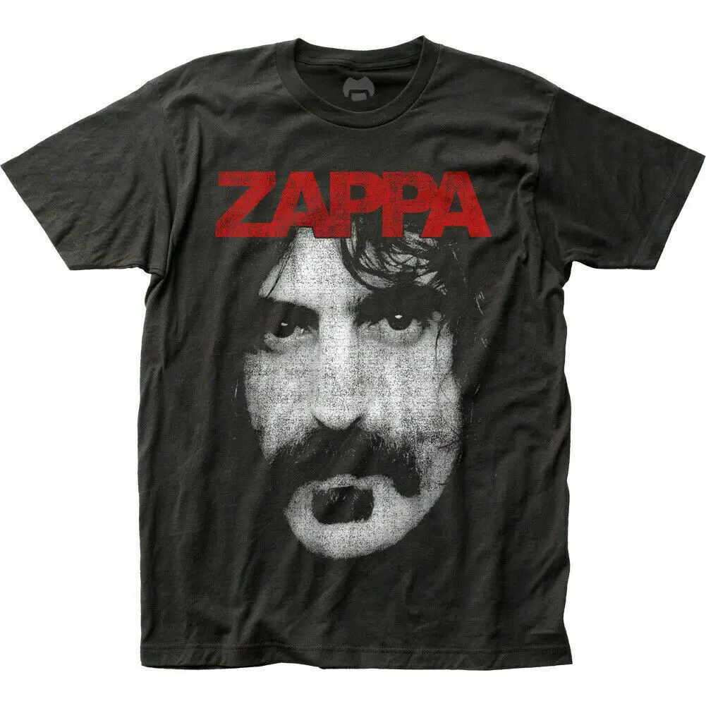 Frank Zappa Zappa T Shirt Mens Con Licenza Rock N Roll Music Retro Tee New Black