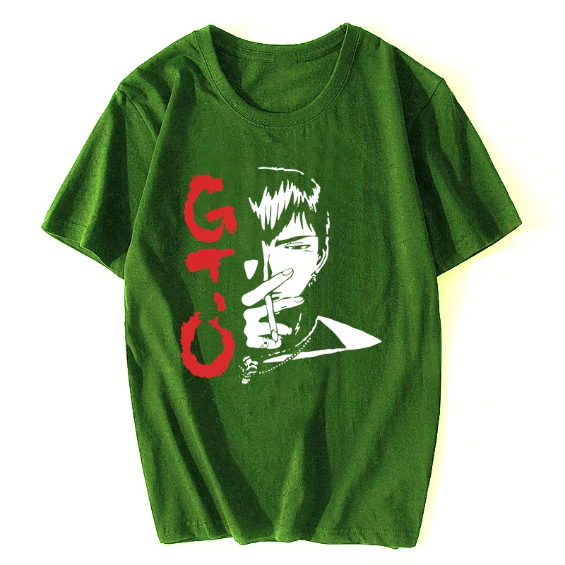 Funny Anime Great Teacher Onizuka T Shirt Men Short Sleeve