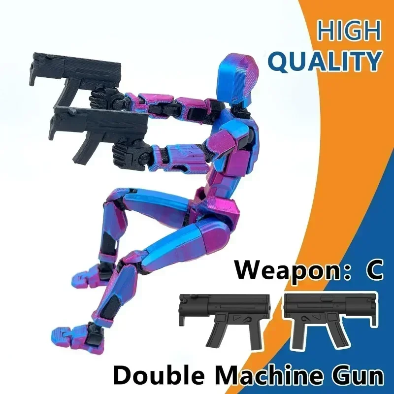 3D Printed Shapeshift Robot Action Figure - Lucky 13 DIY Mannequin Toy