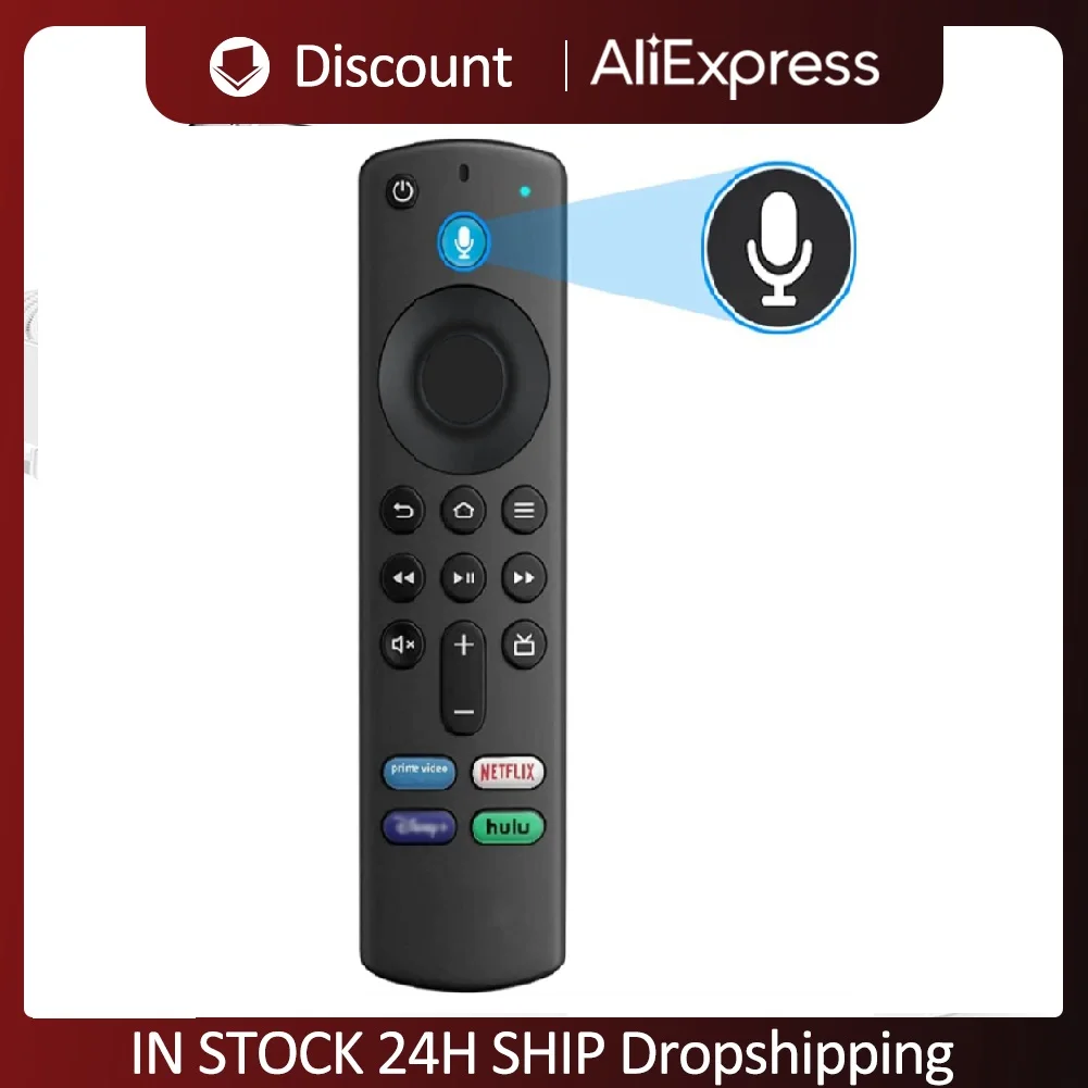 Per Fire Tv Stick 4K Max 3Rd Gen Stick Lite Cube Smart Tv Controller Funziona, Telecomando Vocale Bluetooth Sostitutivo