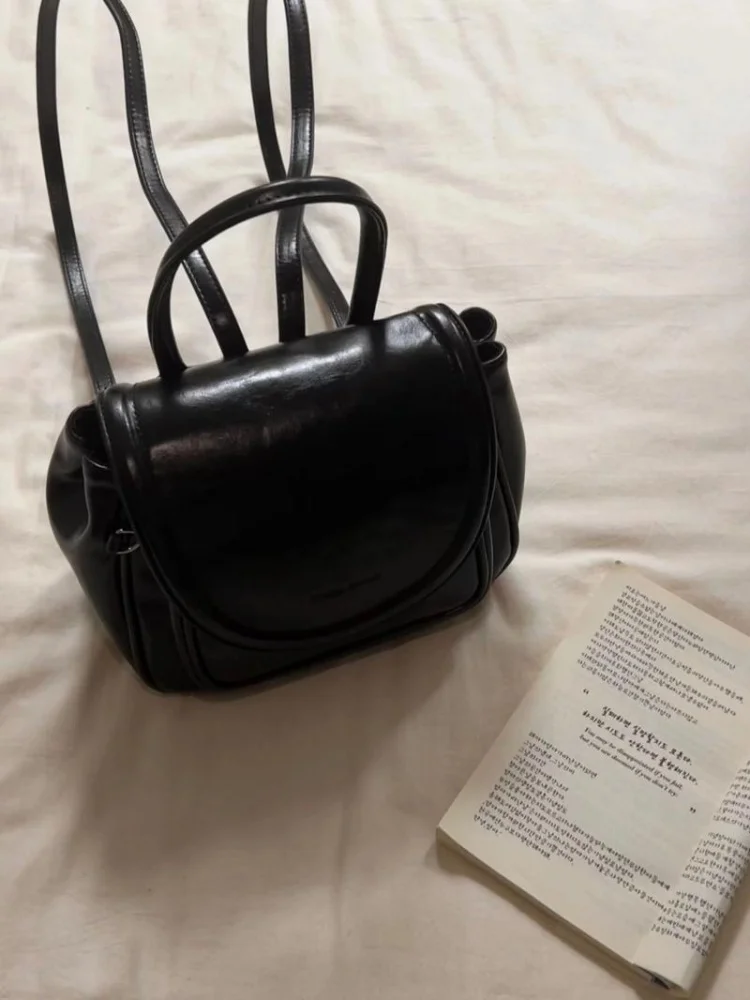 Preppy Style Pu Leather Heart Lace Backpack Women Fashion Cute Student Backpacks Versatile Casual Bags Travel