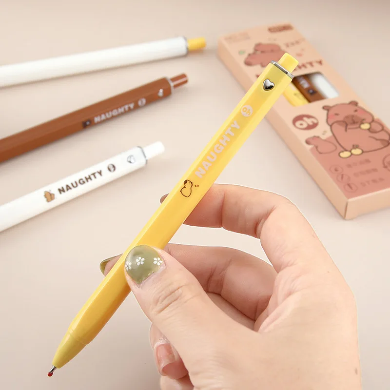 Penne Cancellabili Capybara - Set Da 4 Penne A Gel Con Gomma, Ideali Per Scuola E Ufficio - Foto 9