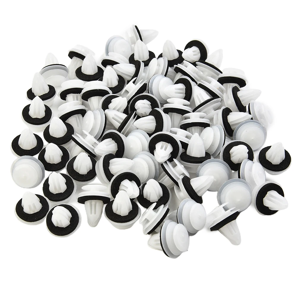 

Fender Screw Sponge Pads Accessories Replacement Interior Repair Kit Car Rivets 100Pcs Retaining Door Panel Clips