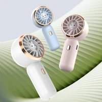 Mini Portable Fan 3 Pack Cute Handheld Fan Battery Operated Lightweight Small Personal Fan with 3 Speeds and USB Rechargeable 1