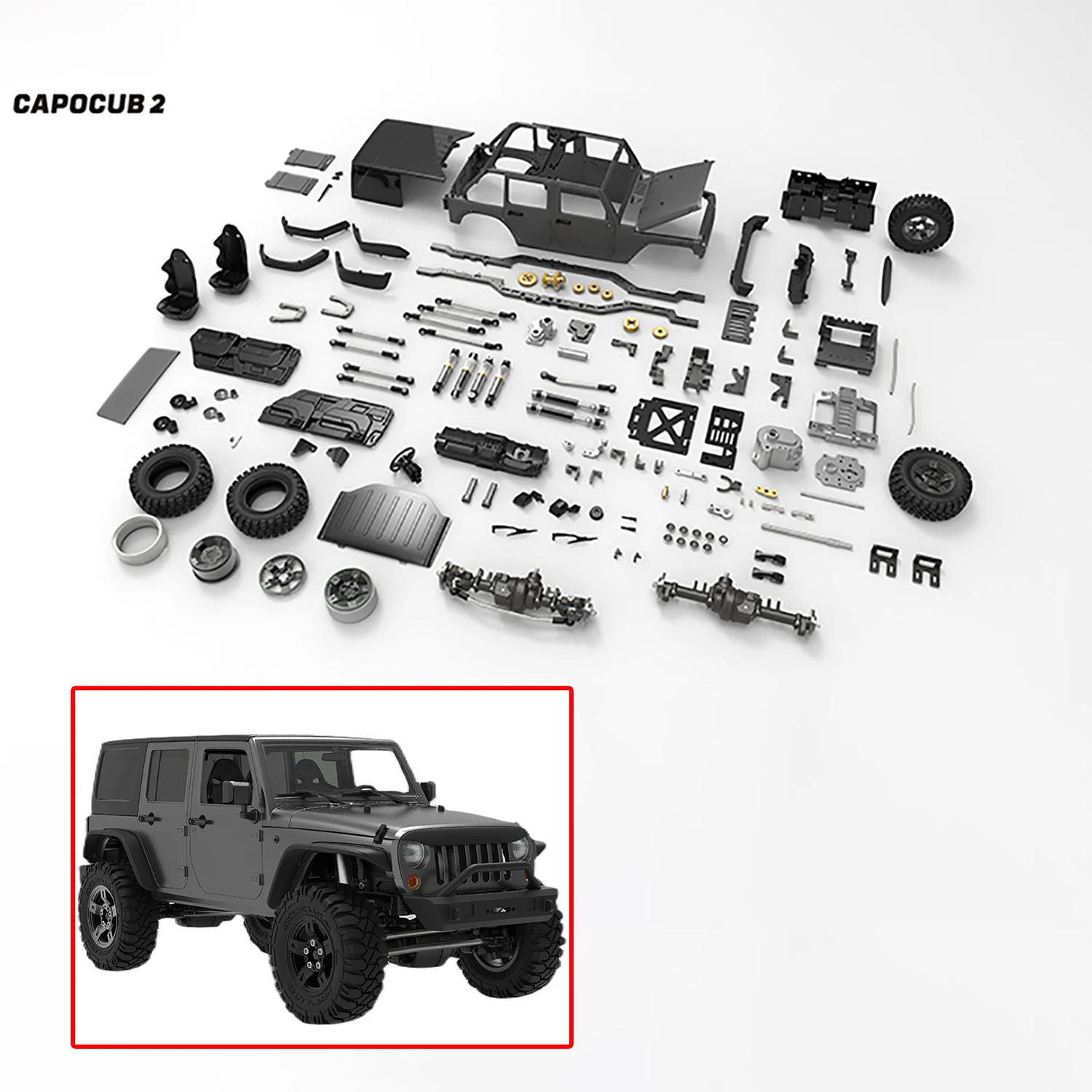 RC Model Vehicles, Toys & Control Line CAPO CUB2 JK KIT 1/18 Metal