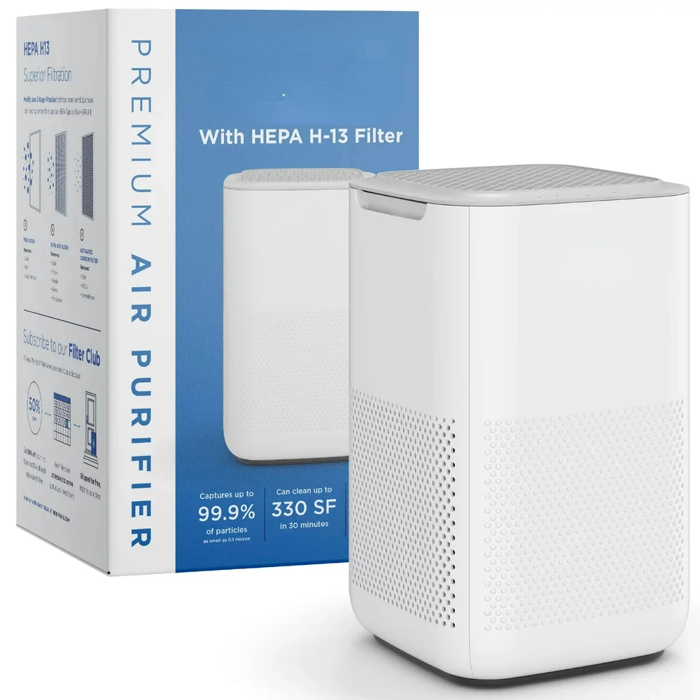 

MA-15 Air Purifier with H13 HEPA Filter | 330 sq ft Coverage | for Allergens, Wildfire Smoke, Dust, Odors, Pollen, Pet Dander |