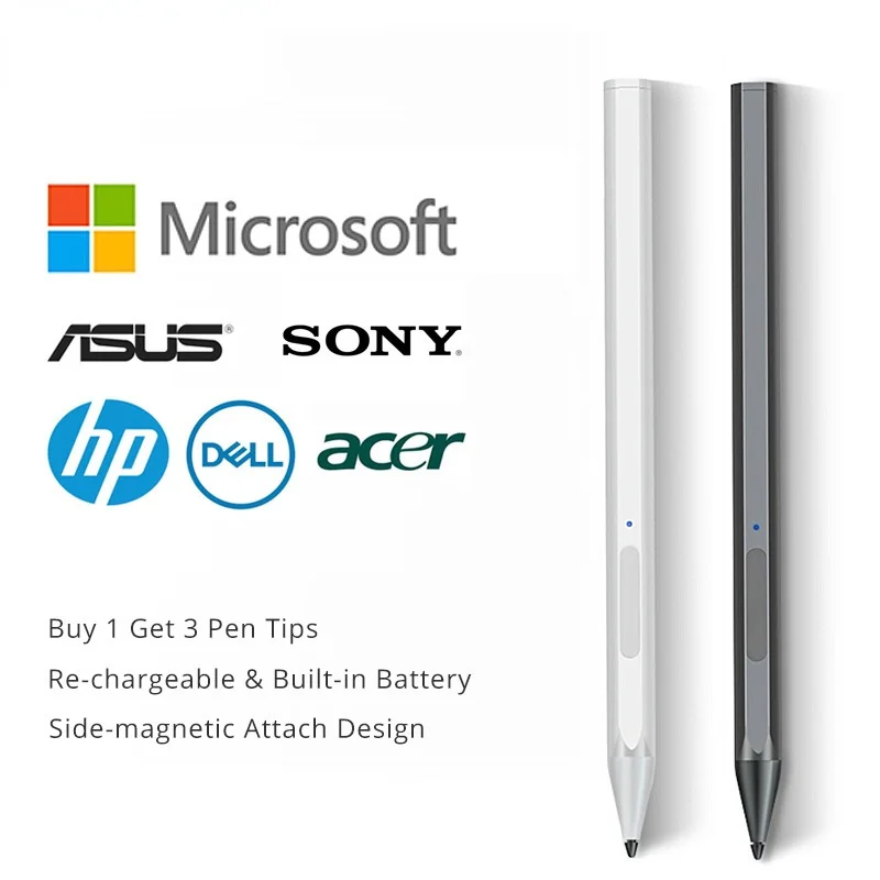 Penna Stilo Attiva Per Hp Envy 17 Pavilion Spectre X2 X360 Sony Microsoft Surface 9 8 7 6 5 4 3 Tablet Touch Pen Drawing Pencil