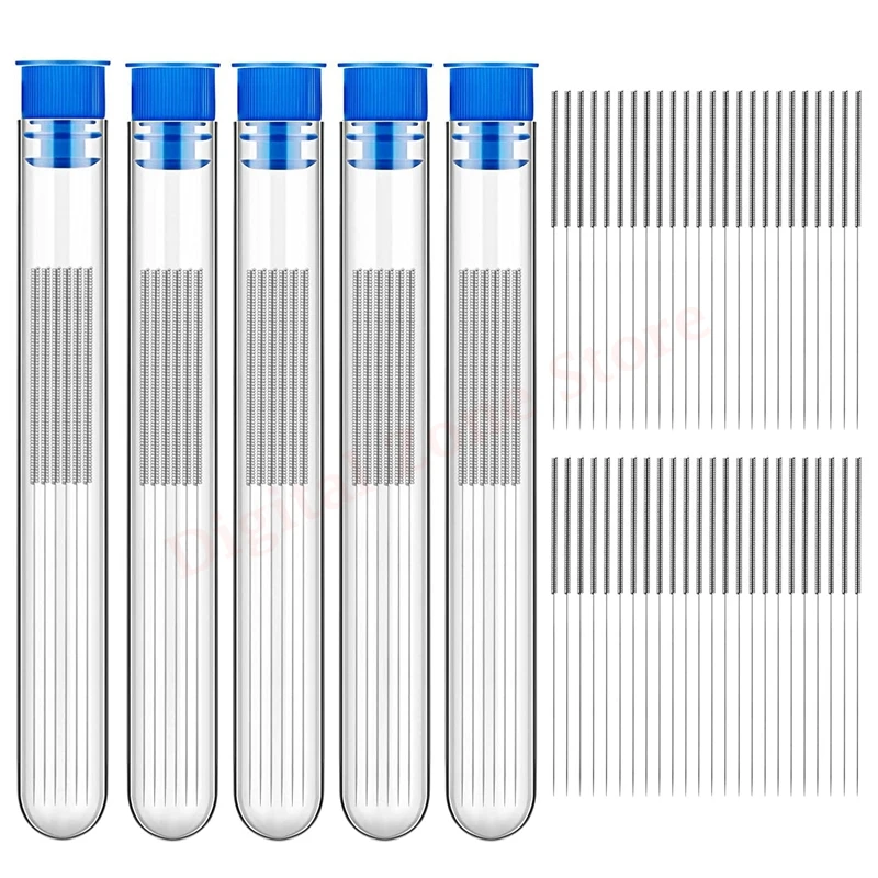 Aokin 19 Stuks 3D Printer Nozzle Cleaning Kit - 16 Naalden + 2 Pincetten - RVS Reinigingsset