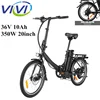 350W E-bike 20inch Bicycle Women Electric Commuter Bike Dual Disc Brake Lithium-Ion Battery 1